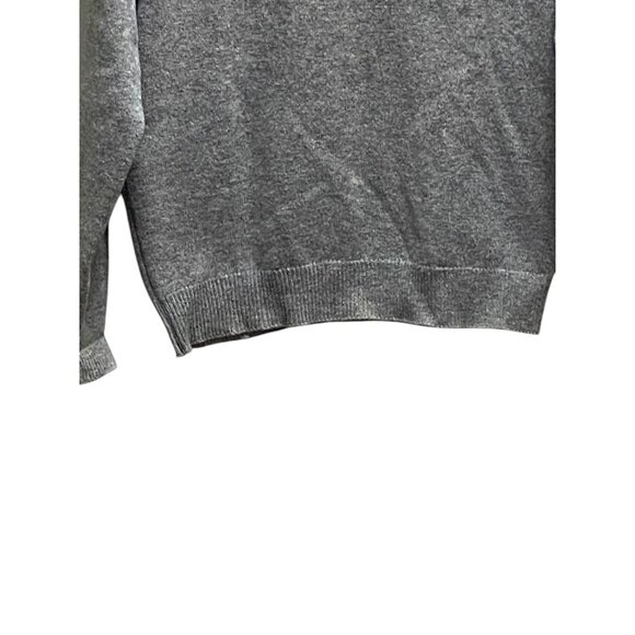 Jacobson’s Made In Scotland Mens 100% Lambs Wool Sweater Gray Size M - Picture 6 of 11